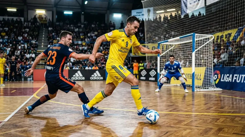 Apuestas en vivo de futsal con cuotas en tiempo real durante un partido